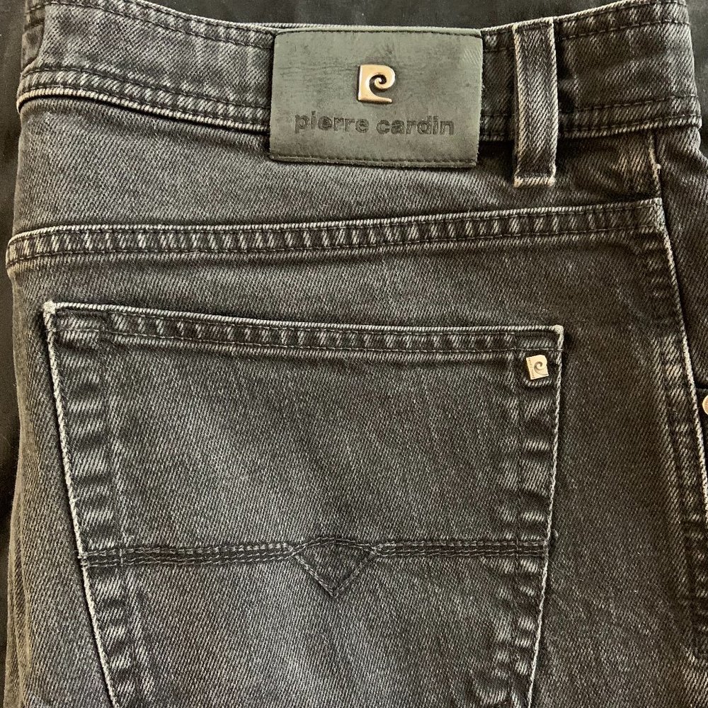 Men's Vintage Pierre Cardin Black Jeans 38x28